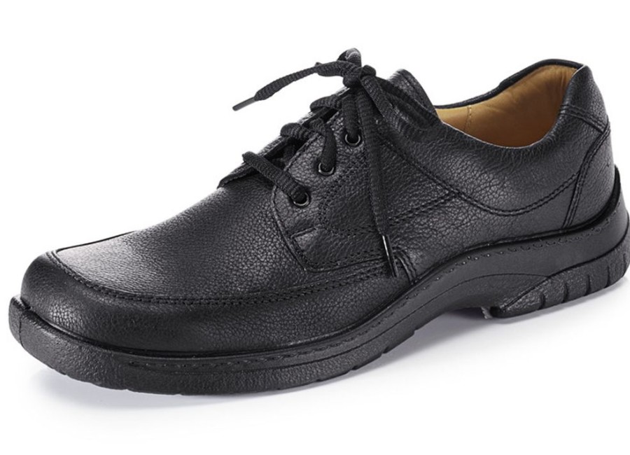 Herrenmode BADER | Schnurschuh Aus Edlem Leder