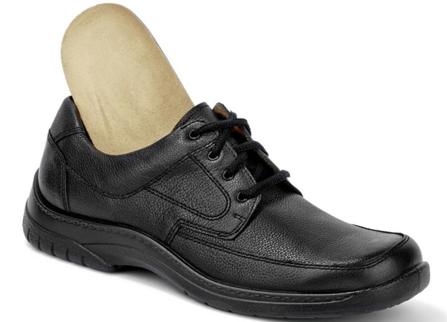 Herrenmode BADER | Schnurschuh Aus Edlem Leder