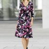 Damenmode BADER | Kleid In Angesagter Wickeloptik