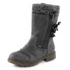 Damenmode BADER | Rieker Stiefel Aus Nubukmaterial