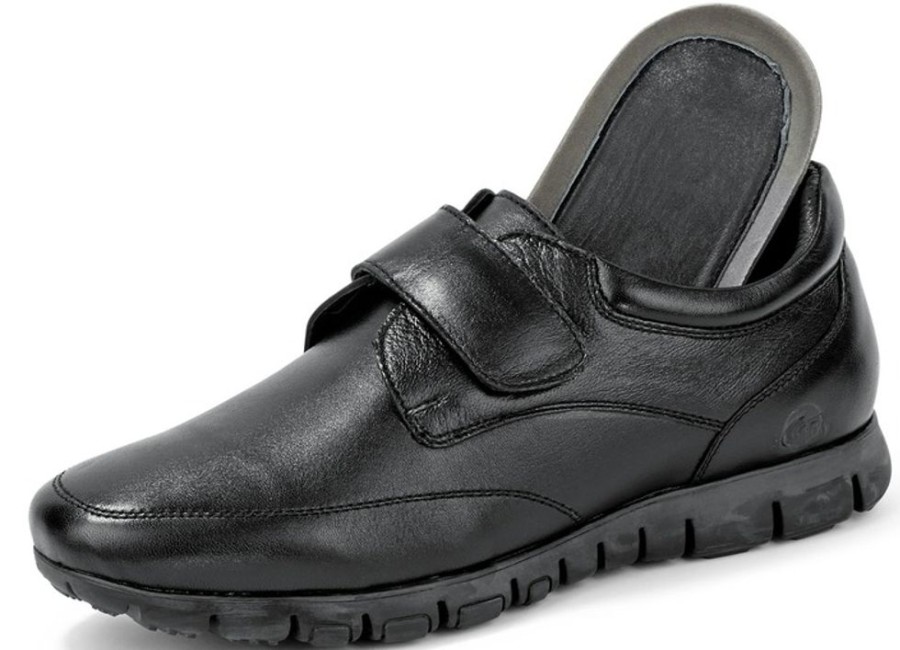 Herrenmode BADER | Klettschuh Mit Gepolstertem Schaftrand