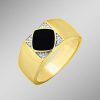 Schmuch&Uhren BADER | Herrenring Mit Echt Onyx