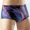 Herrenmode BADER | Badehose In Hoherer Slipform Mit Buntem Druckdessin Allover