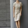 Damenmode BADER | Kleid Mit Raffinierter Knotenoptik