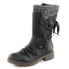 Damenmode BADER | Rieker Stiefel In Knitteroptik