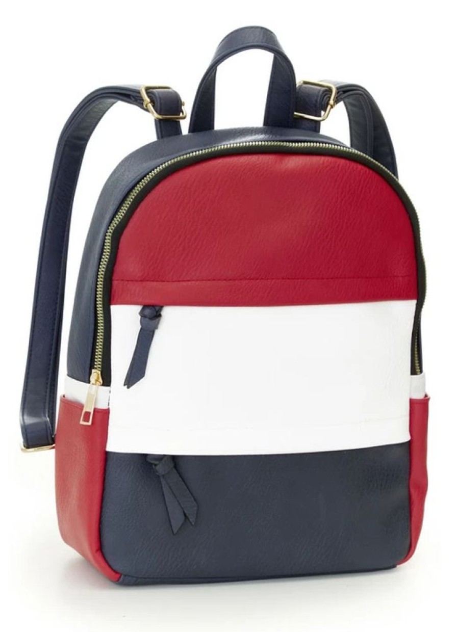 Damenmode BADER | Rucksack In Color-Blocking-Optik