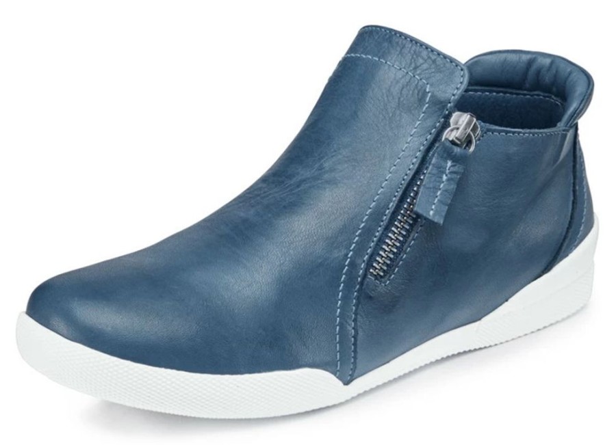 Damenmode BADER | Andrea Conti Bootie Mit Seitlichem Reisverschluss