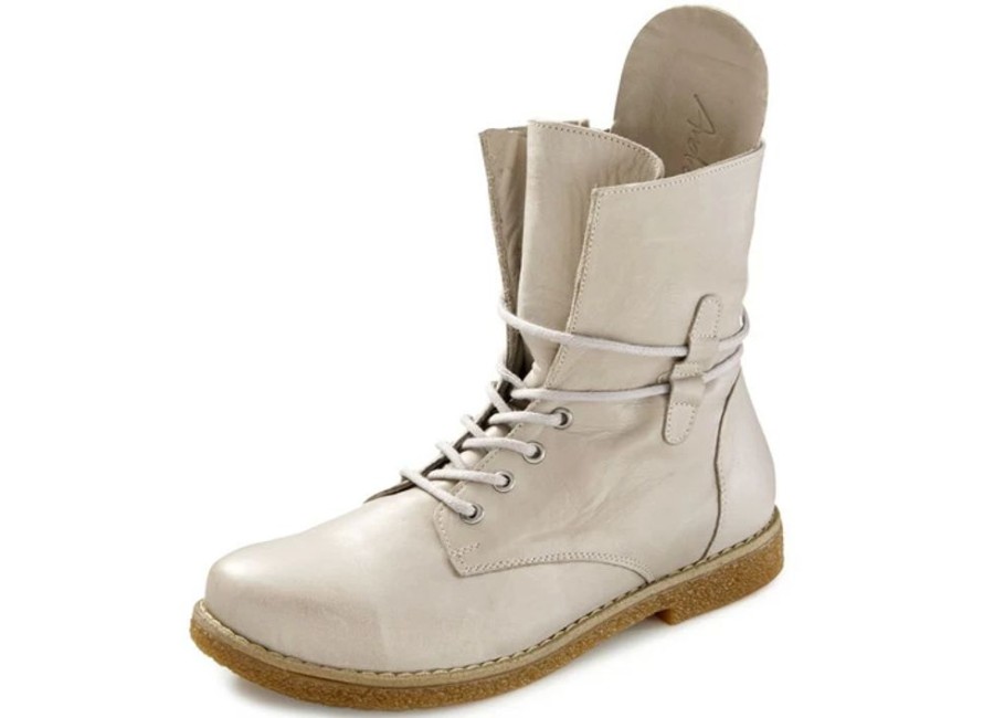 Damenmode BADER | Andrea Conti Schnur-Stiefelette Aus Weichem Nappaleder