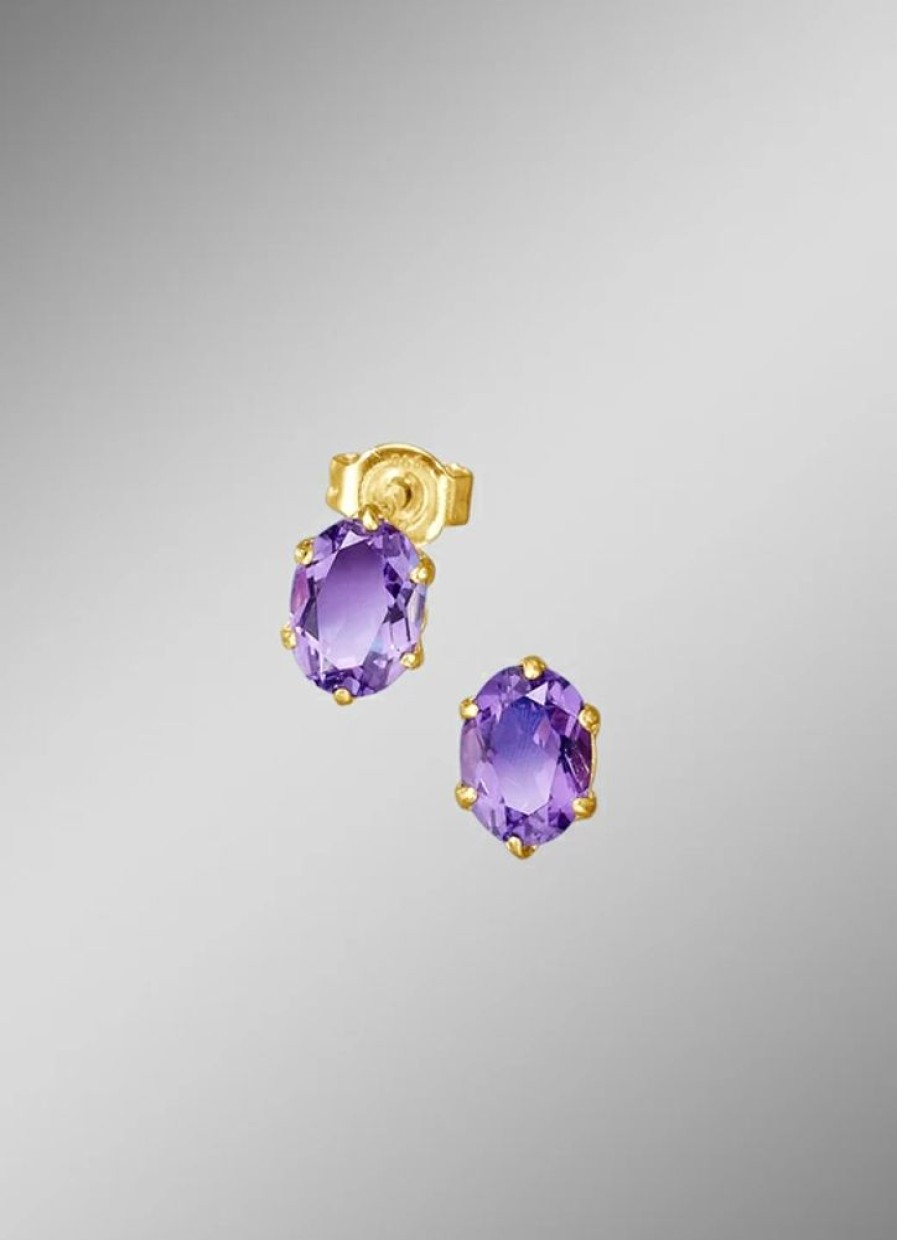 Schmuch&Uhren BADER | Ohrstecker Mit Echt Amethyst