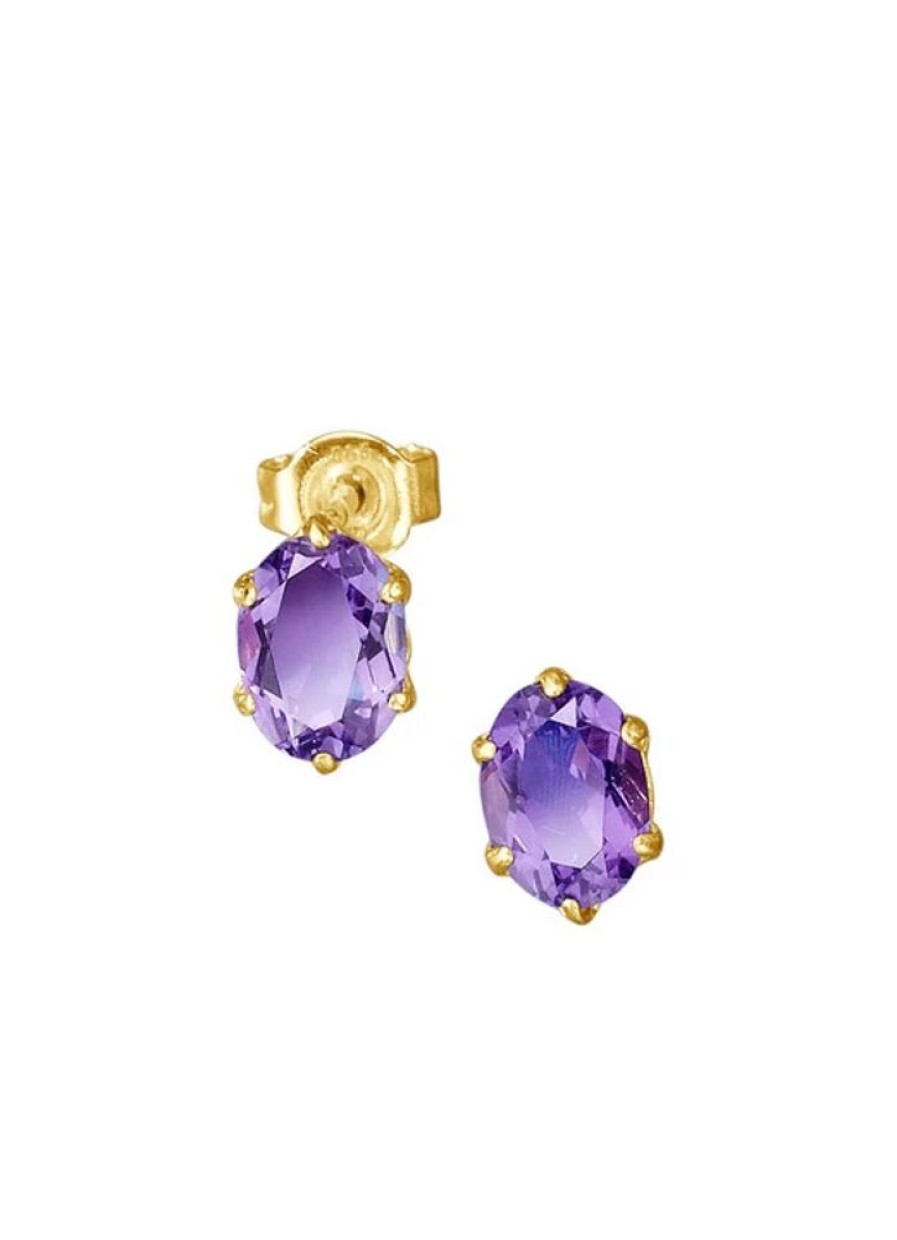 Schmuch&Uhren BADER | Ohrstecker Mit Echt Amethyst