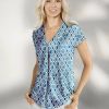 Damenmode BADER | Shirt-Tunika Mit Zierfalte