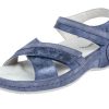 Damenmode BADER | Klett-Sandalette Mit Keilabsatz