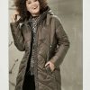 Damenmode BADER | Funktions-Longjacke Mit Fester Kapuze