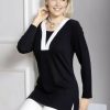 Damenmode BADER | Geschmackvolles Sweatshirt Mit Seitenschlitzen