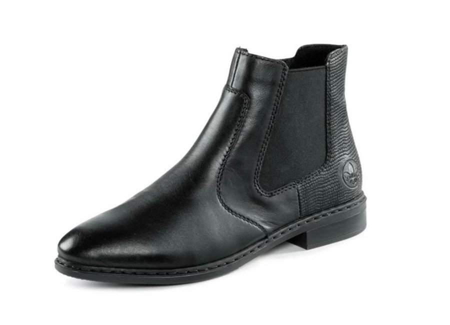 Damenmode BADER | Rieker Stiefelette Mit Seitlichem Elastikeinsatz