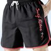 Herrenmode BADER | Badeshorts Mit Seitlichem Druckdessin, Microfaser