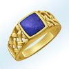 Schmuch&Uhren BADER | Schicker Herrenring Mit Echt Lapislazuli