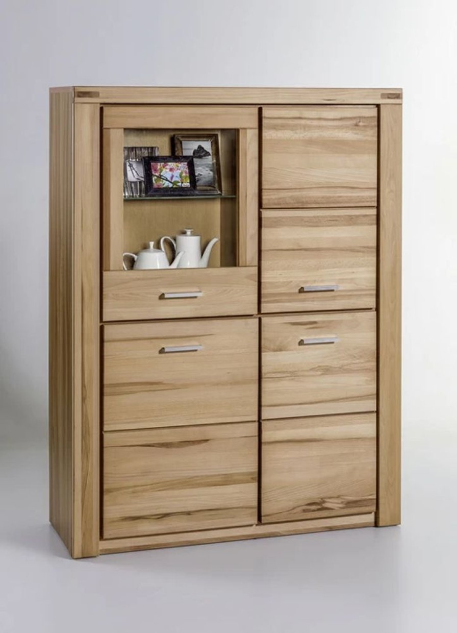 Wohnen BADER | Highboard Mit Massivholzfronten