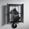 Dekoration BADER | Originelle Wanduhr Mit Katzen-Motiv