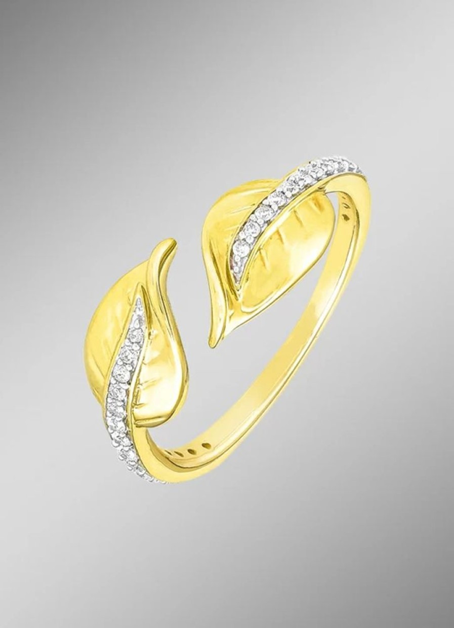 Schmuch&Uhren BADER | Ring Blatt Mit 28 Brillanten