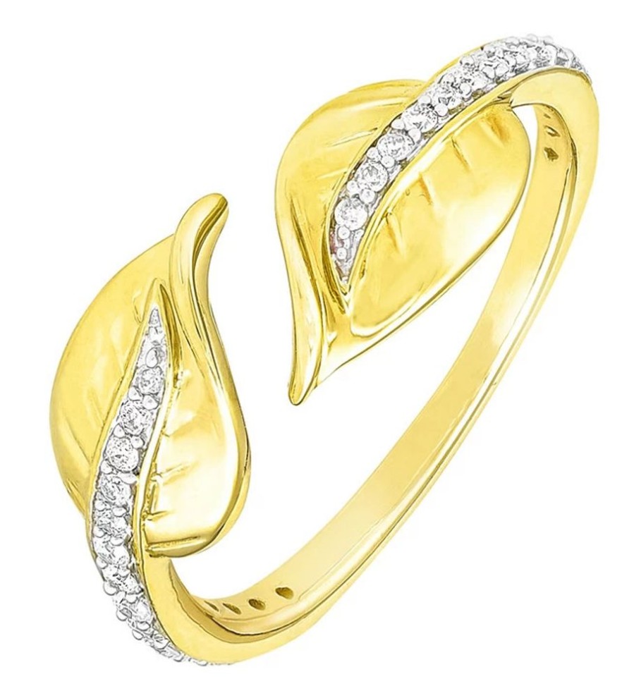 Schmuch&Uhren BADER | Ring Blatt Mit 28 Brillanten