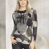 Damenmode BADER | Fantasievolles Shirt Mit Abnehmbarem Band