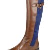 Damenmode BADER | Caprice Stiefel Aus Edlem Nappaleder Und Elastischem Textilmaterial