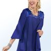 Damenmode BADER | 2-Teiliges Blusen-Set Mit Glanzendem Satin-Besatz