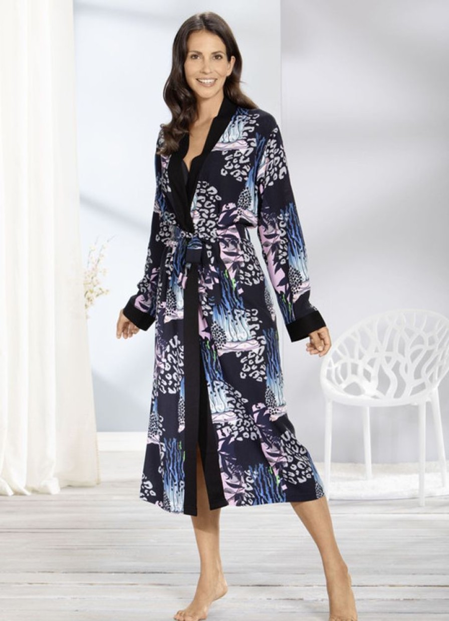 Damenmode BADER | Hausmantel In Kimono-Form