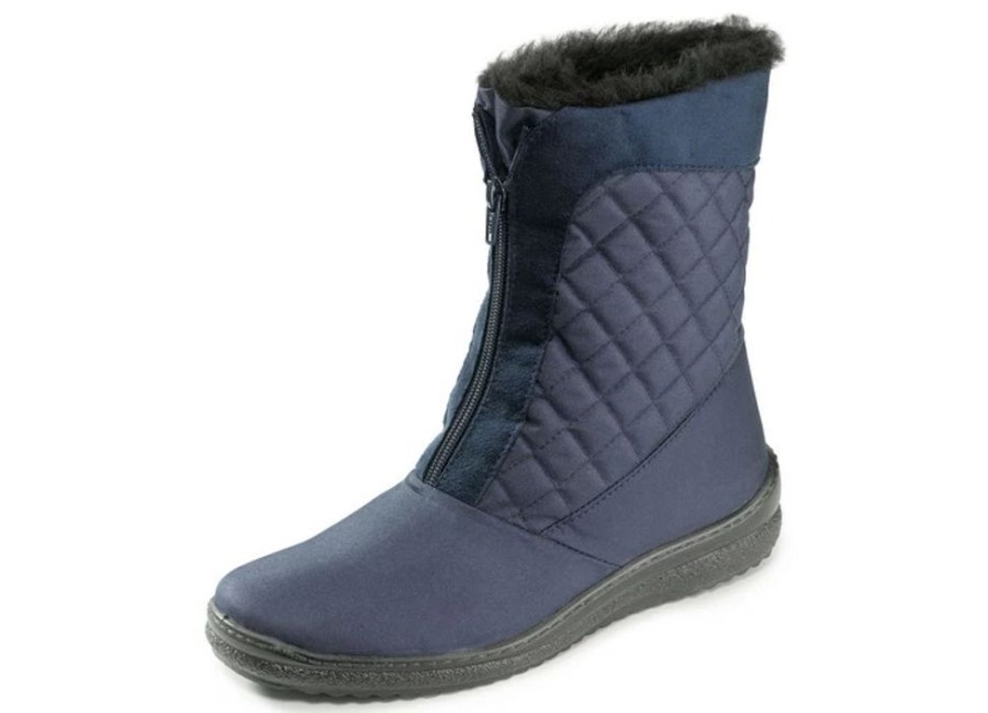 Damenmode BADER | Elena Eden Stiefelette Aus Wetterfestem Textilmaterial