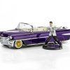 Dekoration BADER | Cadillac 1956 Elvis Presley Mit Elvis-Sammelfigur