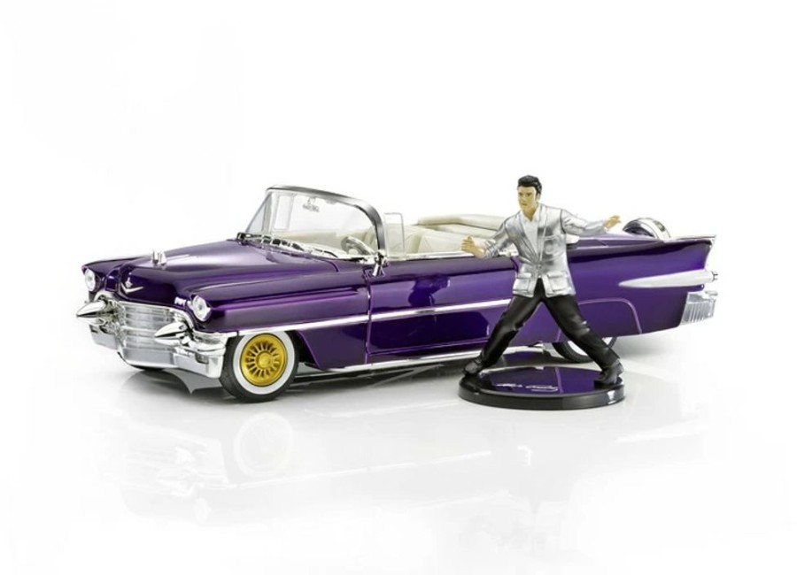 Dekoration BADER | Cadillac 1956 Elvis Presley Mit Elvis-Sammelfigur