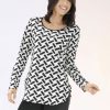 Damenmode BADER | Allover Gemustertes Shirt