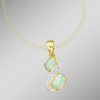 Schmuch&Uhren BADER | Anhanger Mit Opal Und Diamanten