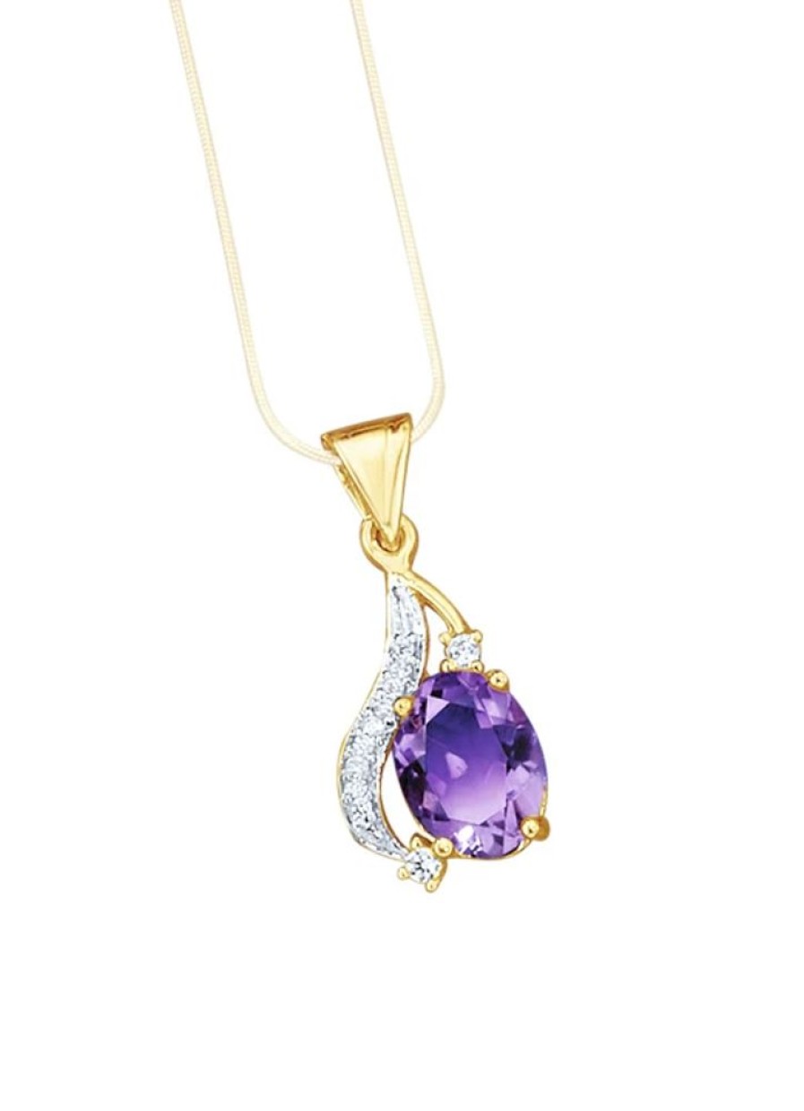 Schmuch&Uhren BADER | Anhanger Mit Echt Amethyst