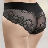 Damenmode BADER | Dreierpack Slips Mit Zarter Elastikspitze