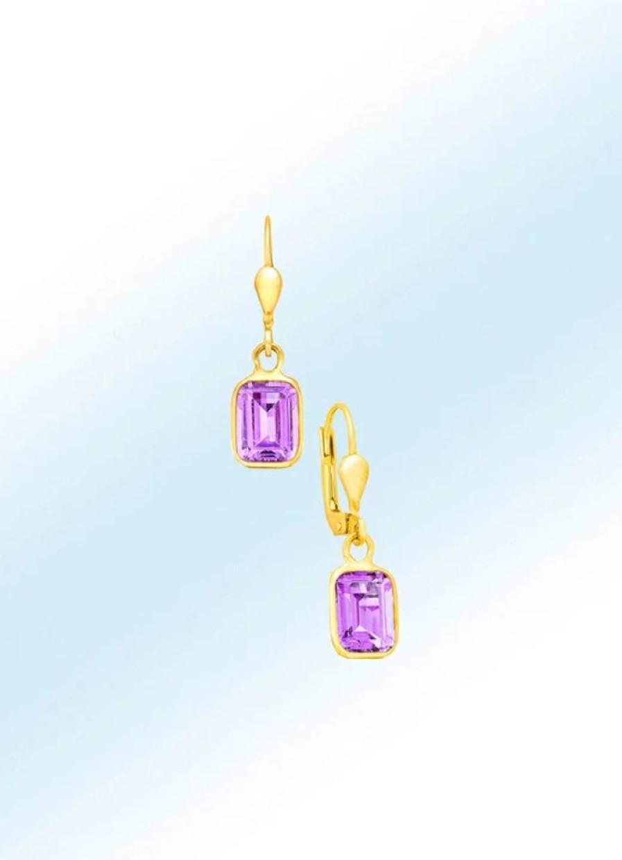 Schmuch&Uhren BADER | Schicke Ohrringe Mit Echt Amethyst