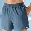 Herrenmode BADER | Wavebreaker Badeshorts, Uni, Microfaser