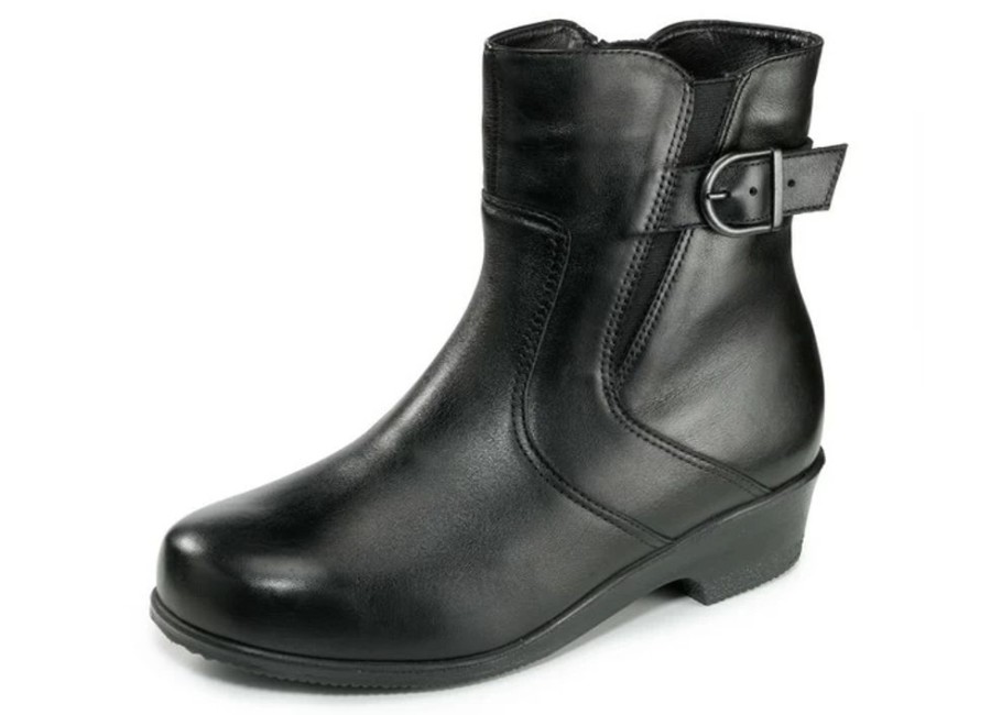 Damenmode BADER | Stiefelette Mit Verstellbarer Zierspange