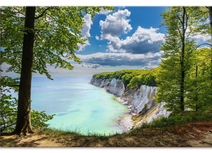 Dekoration BADER | Bild "Kreidefelsen An Der Kuste Der Ostsee Auf Der Insel Rugen"