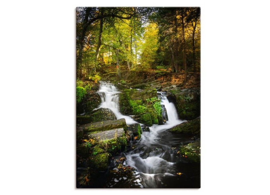 Dekoration BADER | Hochwertiges Leinwandbild „Selkefall Im Harz"