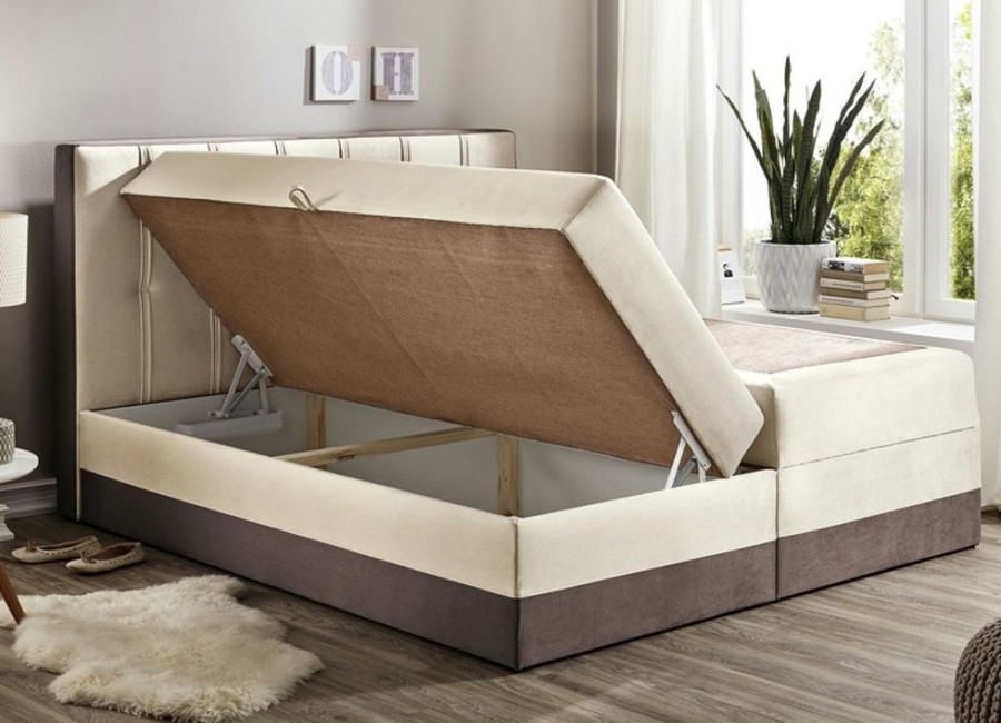 Wohnen BADER | Boxspringbett Mit Topper Und 2 Bettkasten