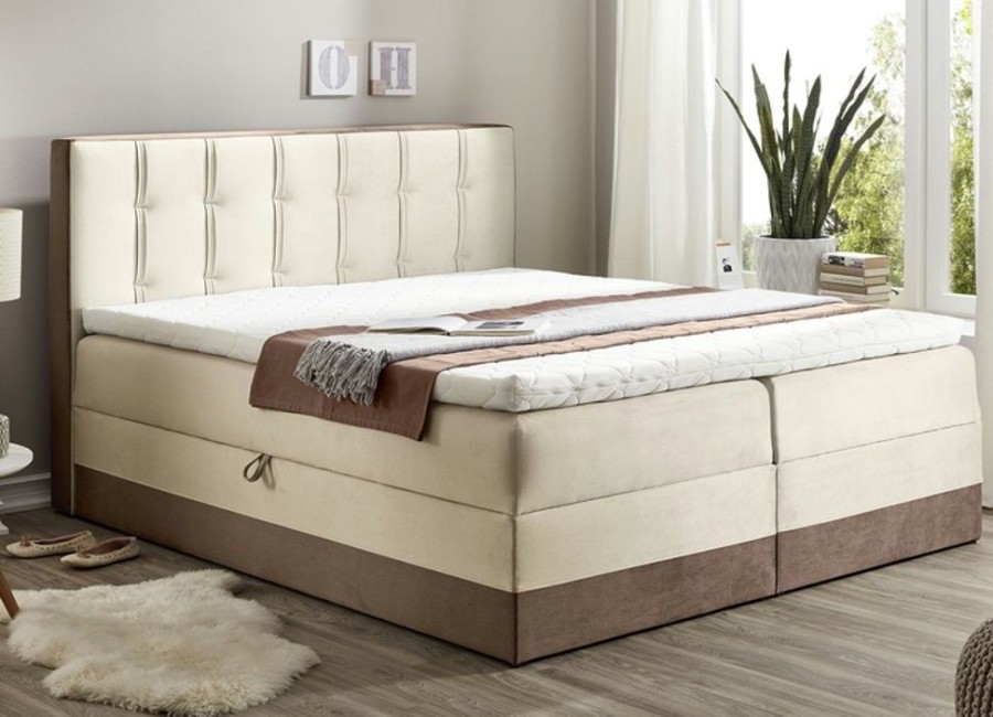 Wohnen BADER | Boxspringbett Mit Topper Und 2 Bettkasten