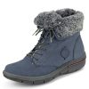 Damenmode BADER | Waldlaufer Schnur-Stiefelette Mit Kuscheligem Webpelzkragen