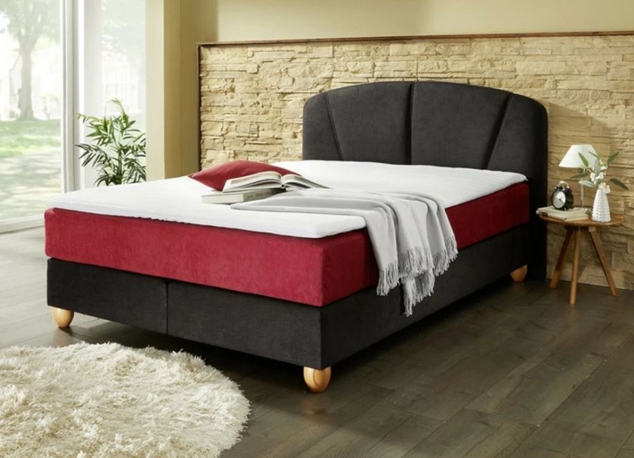 Wohnen BADER | Hochwertiges Boxspringbett Mit Topper