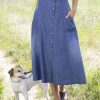 Damenmode BADER | Rock Mit Schmuckknopfen