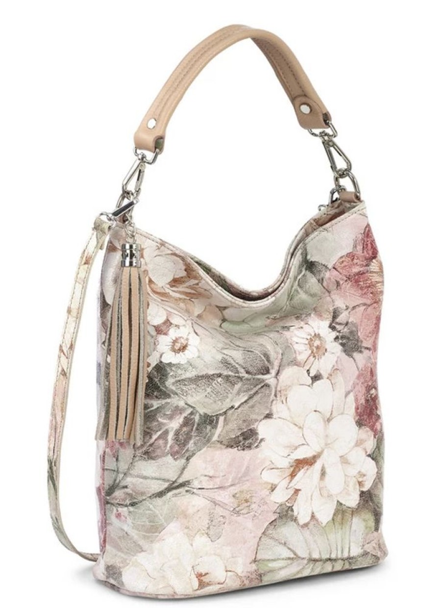 Damenmode BADER | Laurina Tasche Mit Floraler Musterung