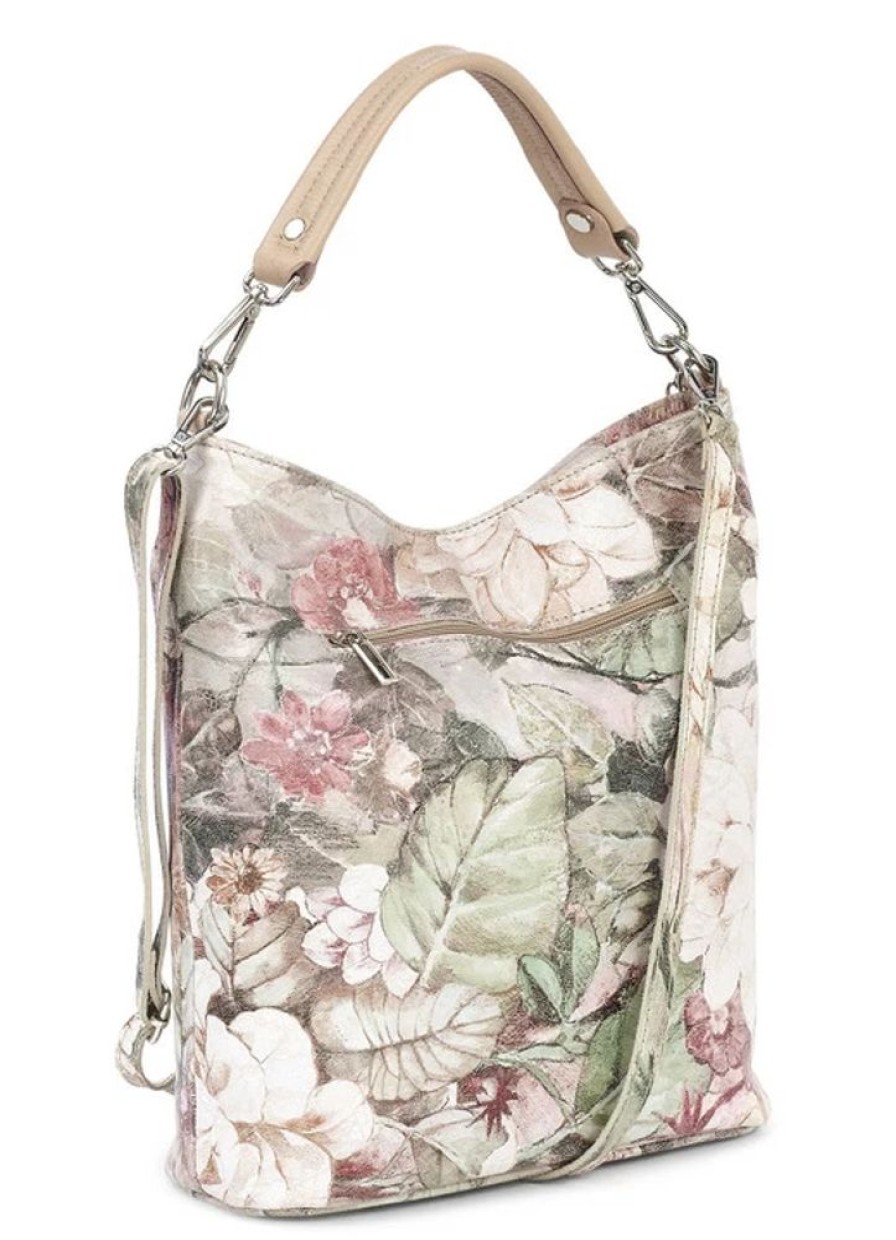 Damenmode BADER | Laurina Tasche Mit Floraler Musterung