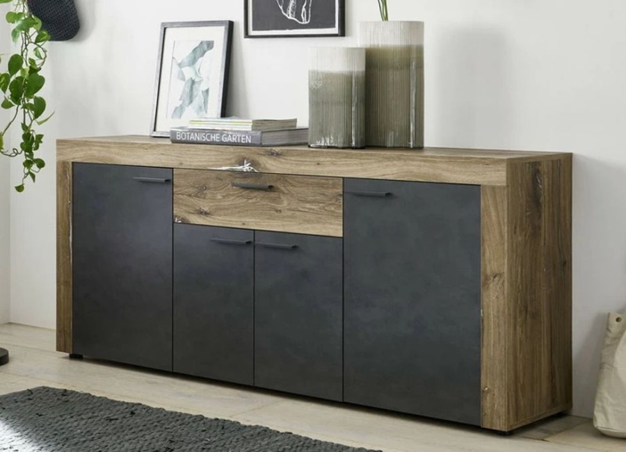 Wohnen BADER | Sideboard In Rustikaler Alteiche-Optik