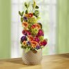 Dekoration BADER | Blumen-Arrangement In Topf Aus Keramik